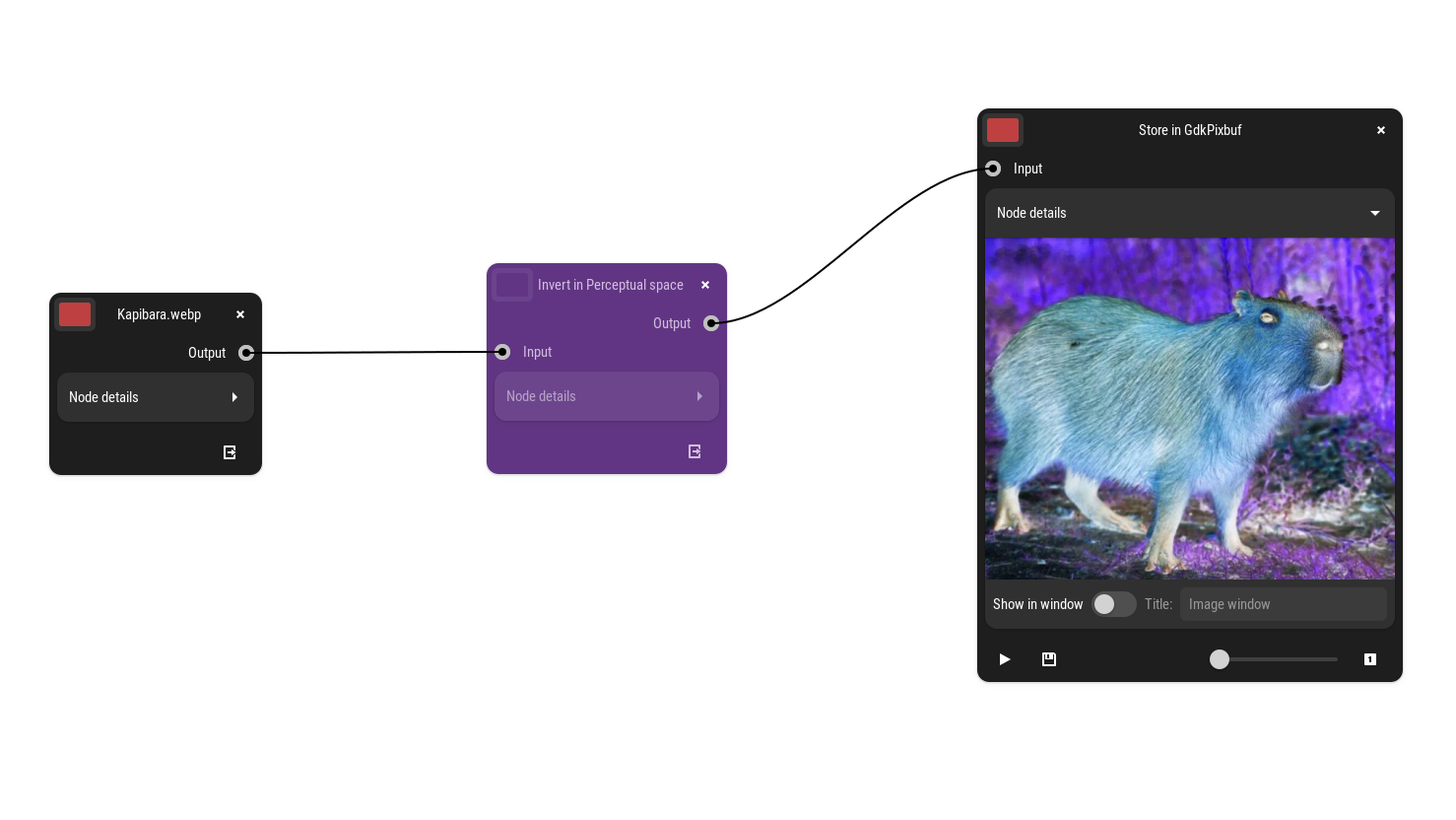 Invert in Perceptual space
