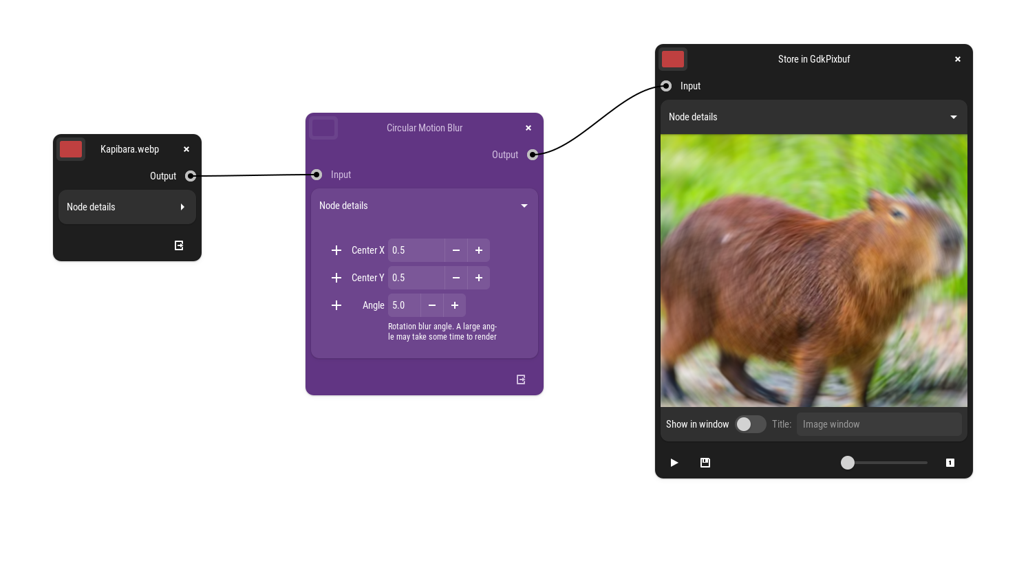 Circular Motion Blur